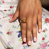 Tiffany & Co 18k Gold X Ring