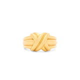 Tiffany & Co 18k Gold X Ring