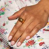Tiffany & Co 18k Gold X Ring