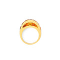 Citrine and 18K Gold Arch Ring