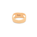 Elsa Peretti Tiffany & Co 18k Rose Gold Open Side Ring