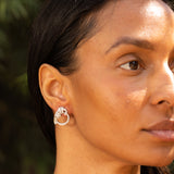 1930s Diamond and Platinum Open Earrings