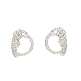 1930s Diamond and Platinum Open Earrings
