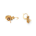 Victorian Old Mine Diamond, Pearl, and 14K Gold Cluster Earrings