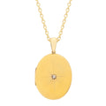 Large Victorian Diamond Starburst and 14k Gold Locket