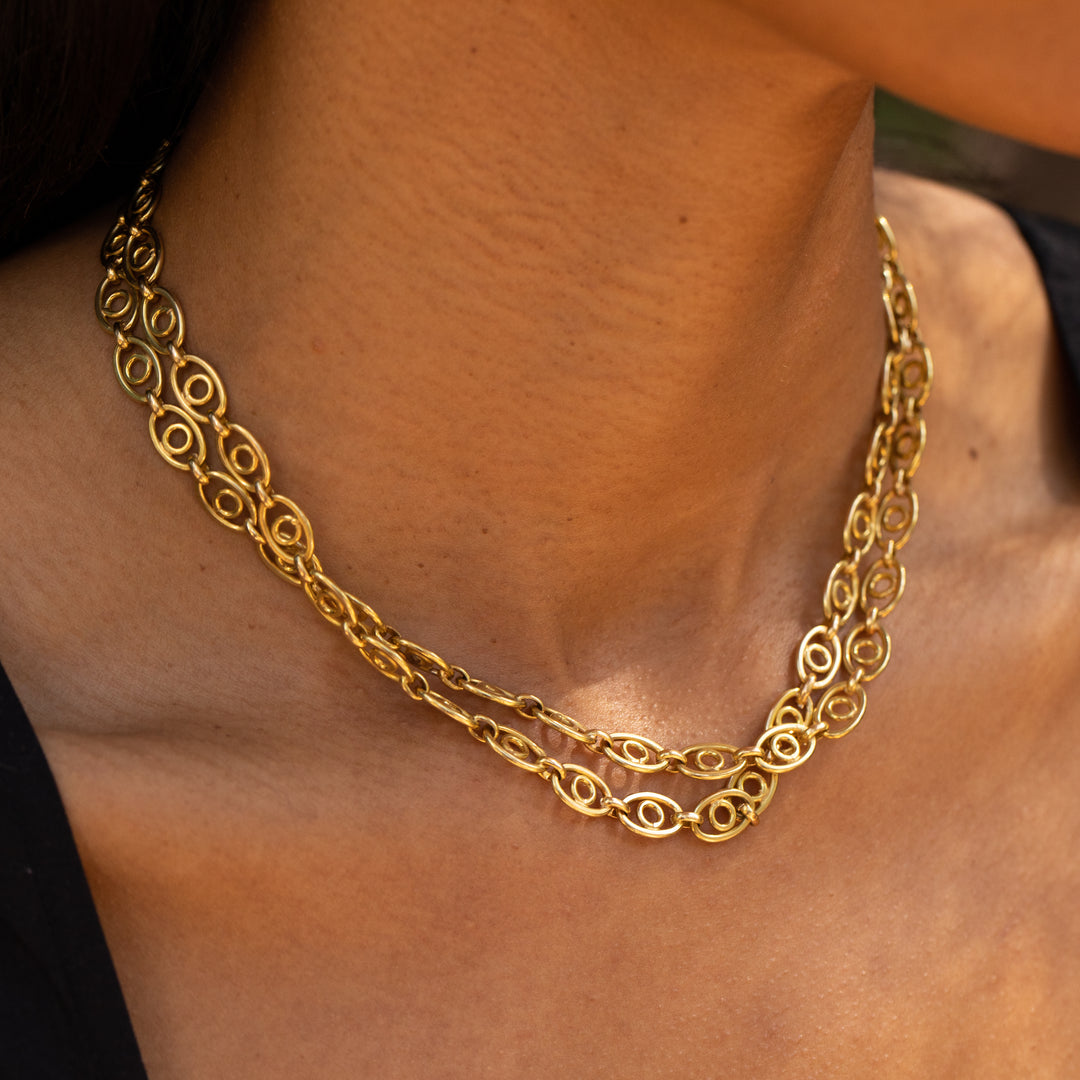Buccellati 18k Gold 32" Chain Necklace
