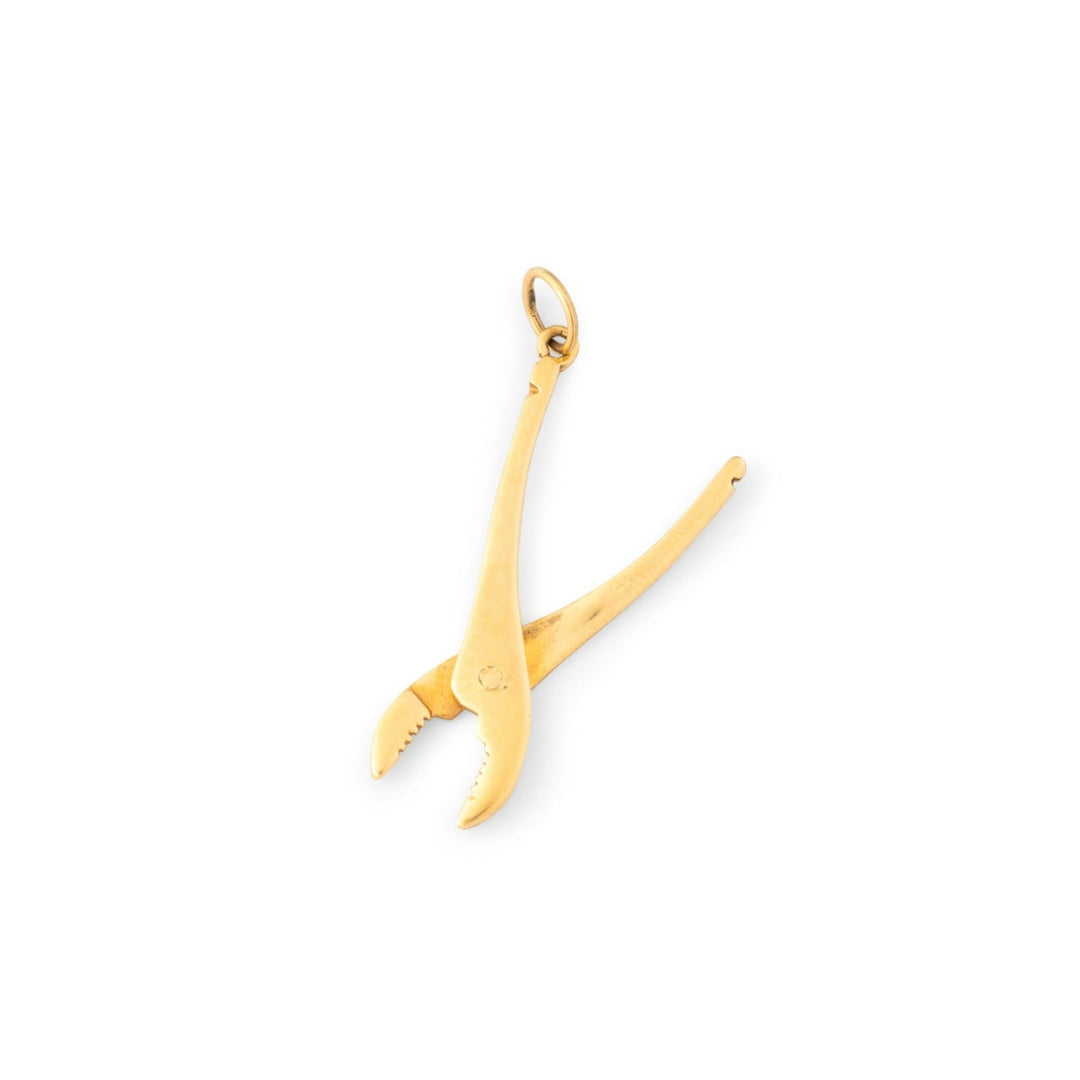 Movable 14k Gold Slip Joint Pliers Charm