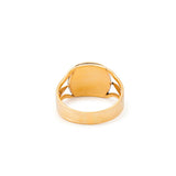 Victorian Diamond, Enamel, 12K Gold, and Silver Cluster Ring
