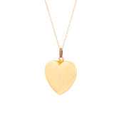 Victorian Diamond and 14K Gold Heart Locket