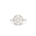 1940s Diamond and Palladium Cluster Ring