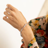 Marcus & Co. Art Deco Platinum And Diamond Line Bracelet