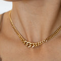 Cuban Link 18K Gold and Diamond Chain Necklace
