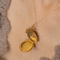 Victorian Diamond and 14k Gold Monogram Locket