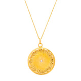 Victorian 10k Yellow Gold and Diamond Locket