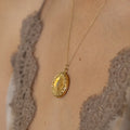 Victorian 10k Yellow Gold and Diamond Locket