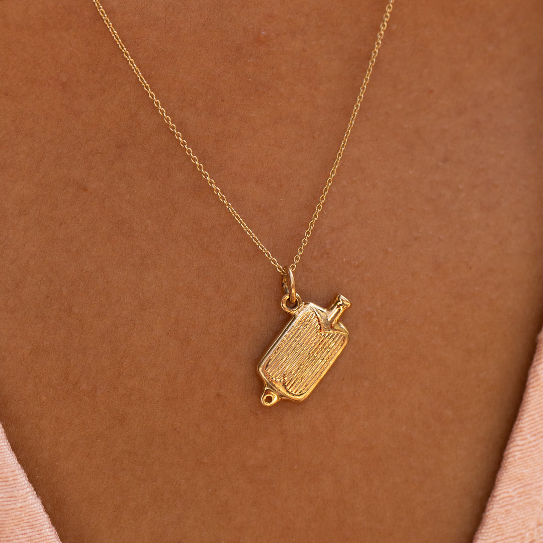 Sloan and Co. Hot Water Bottle 14k Gold Charm