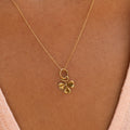 Three-Leaf Clover 14k Gold Charm