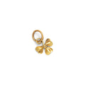 Three-Leaf Clover 14k Gold Charm
