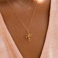 Cherub 14k Gold Charm