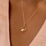 Heart, Ring, and Bell 14K Gold Wedding Charm