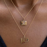 Sloan & Co. "DEAR" Musical Note 14k Gold and Enamel Charm
