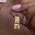 Movable Cigarette Case 14k Gold Charm