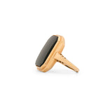 Onyx and 10K Gold Ring