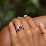 Toi Et Moi Ruby, Diamond, And Platinum Ring