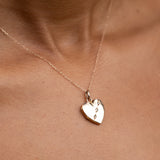 Victorian Diamond and 14K Rose Gold Heart Shaped Locket