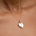 Victorian Diamond and 14K Rose Gold Heart Shaped Locket
