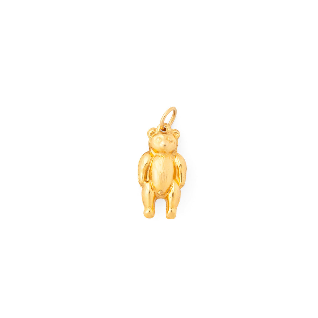 English Teddy Bear 9k Gold Charm