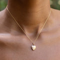 Heart-shaped Locket 14k Rose Gold Charm