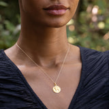 Aries 18K Gold Zodiac Disc Charm