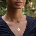 Aries 18K Gold Zodiac Disc Charm