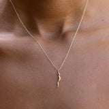 Italian Cornicello 18k Gold Charm