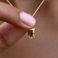 Taurus Bull 18K Gold Zodiac Charm