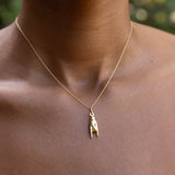 Mano Cornuto 14k Gold Charm