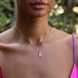 Flat Mano Cornuto 18k Gold Charm