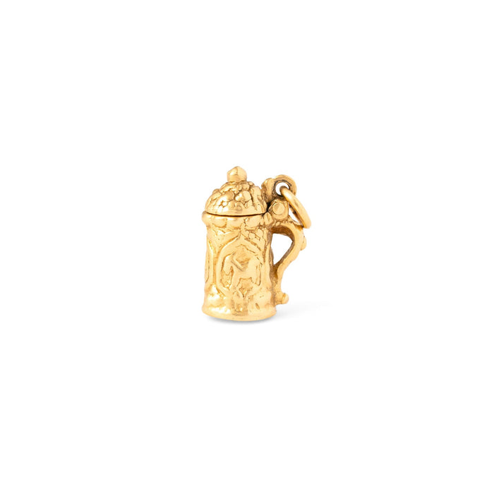 Movable Beer Stein 14K Gold Charm