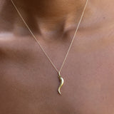 Italian Cornicello 14k Gold Charm