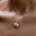 Italian Puffy Heart 14k Gold Charm