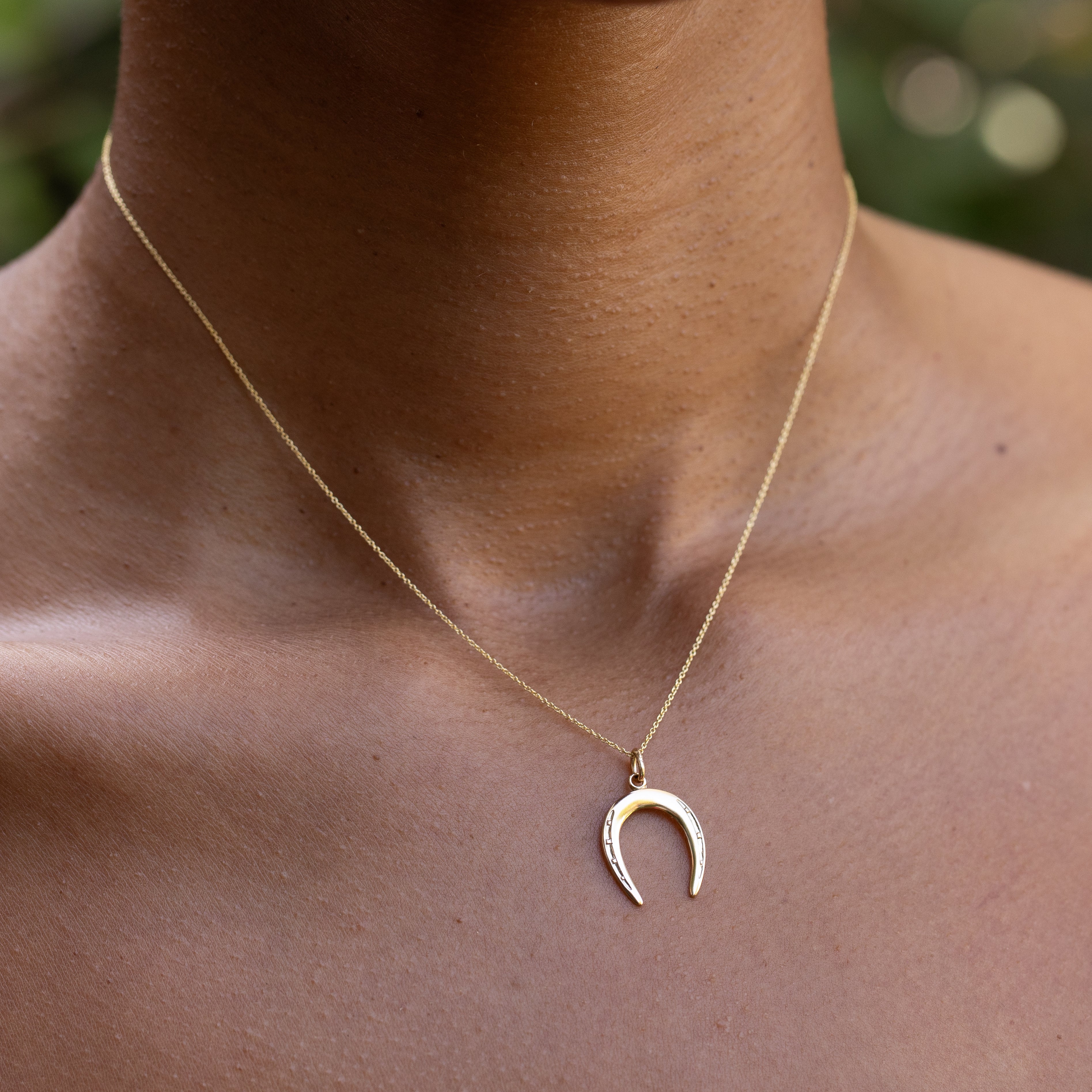 Horseshoe 14k Gold Charm
