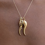 Italian Cornicello 18k Gold Charm