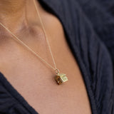 Movable Bathroom 14k Gold Charm