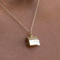 Movable Bathroom 14k Gold Charm