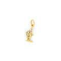 Petite Sagittarius 14k Gold and Diamond Zodiac Charm