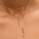 Cornicello 14k Gold Charm