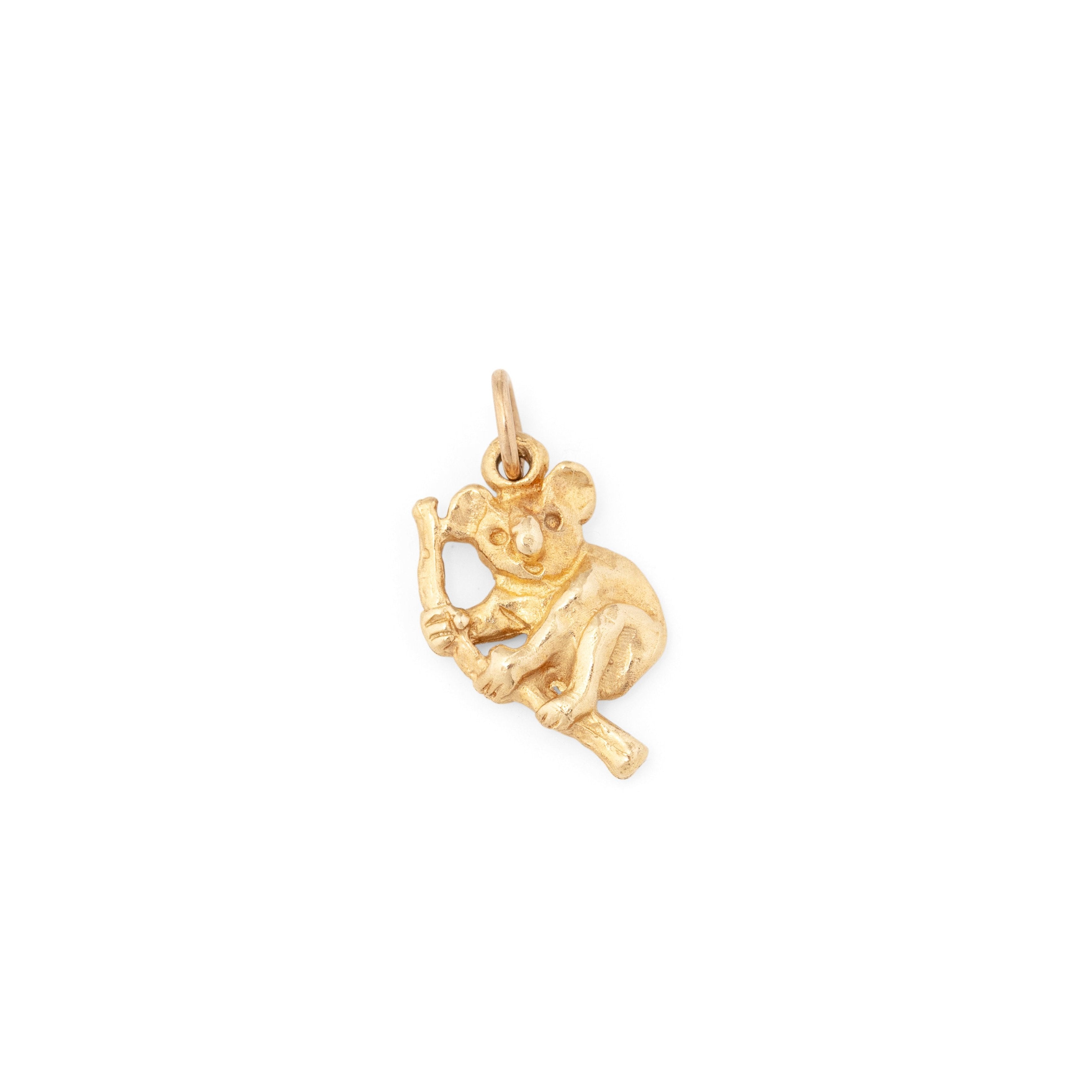 Koala 10K Gold Charm