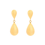 Double Teardrop 14K Gold Earrings
