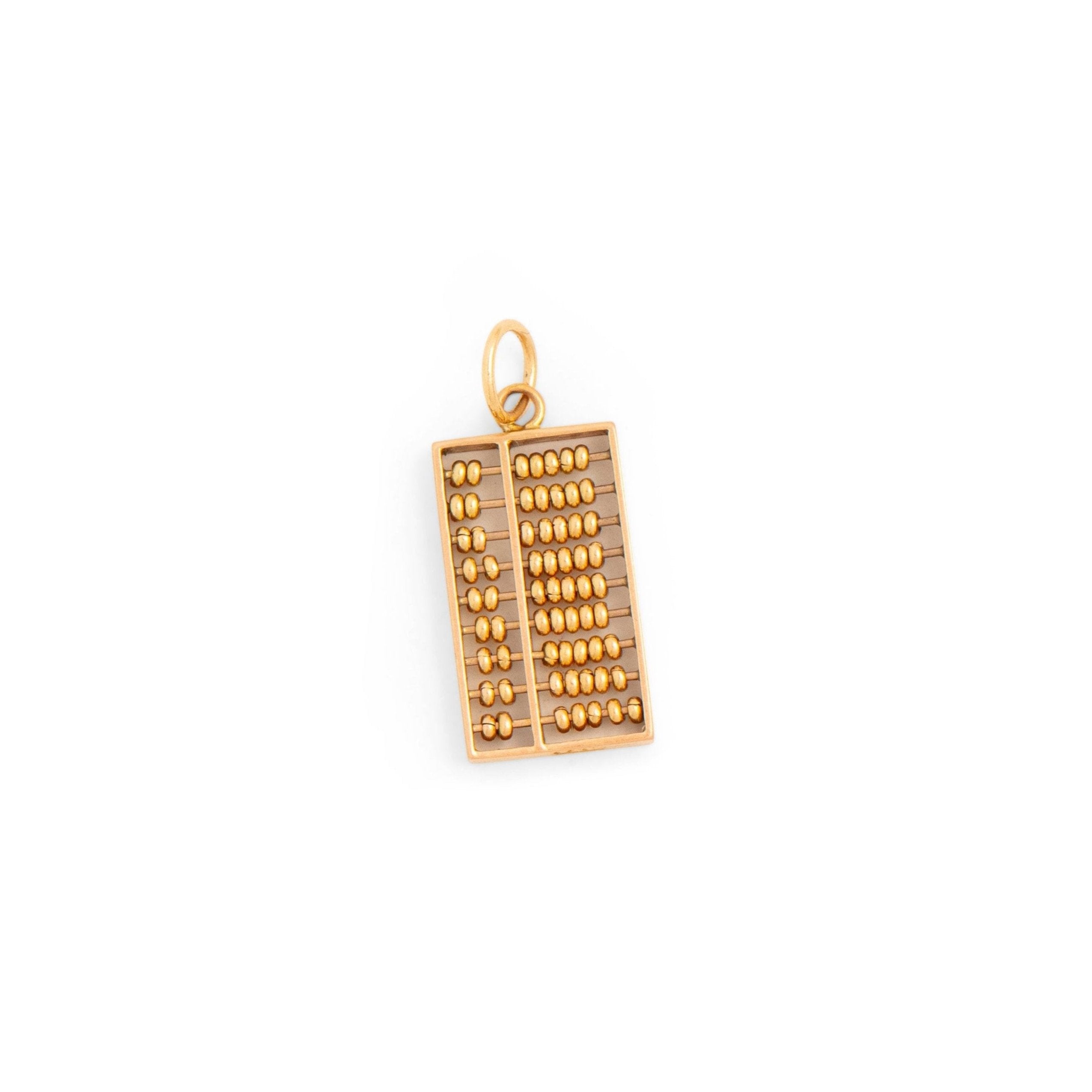 Movable 14k Gold Abacus Charm